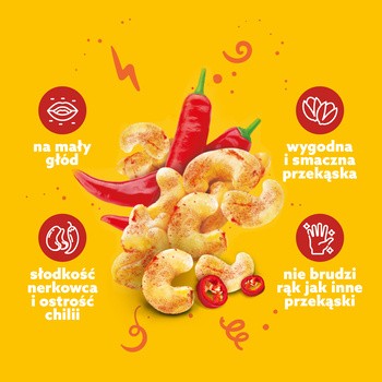 Bakalland, orzechy nerkowca prażone chilli, 170 g