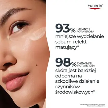 Eucerin Oil Control SPF 50+ Dry Touch, ultralekkie serum ochronne, 30 ml