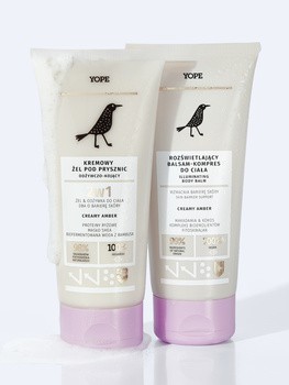 Yope Creamy, odżywczo-kojący kremowy żel od prysznic, amber, 200 ml