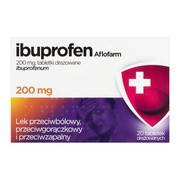 Ibuprofen Aflofarm, 200 mg, tabletki drażowane, 20 szt.        