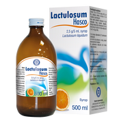 Lactulosum Hasco, 2,5 g/5 ml, syrop, 500 ml