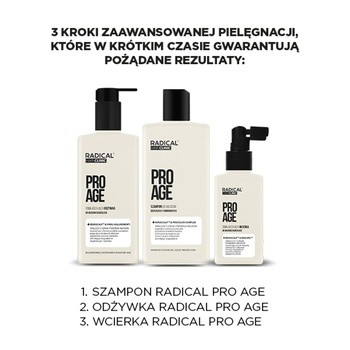 Farmona Radical Hair Clinic ProAge, szampon do włosów dojrzałych i farbowanych, 300 ml