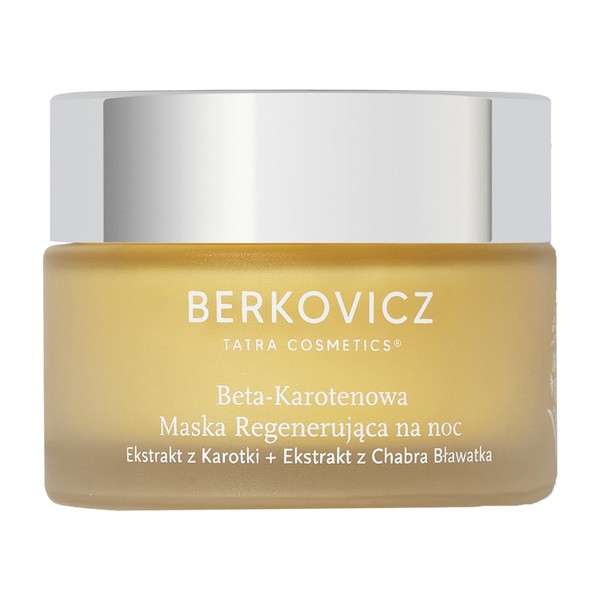 Berkovicz Berkovicz, beta-karotenowa maska regenerująca na noc, 50 ml — Inhaltsstoffe und Bewertung