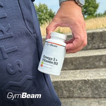 GymBeam Omega 3 + Witamina D3, kapsułki, 90 szt.