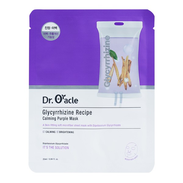 Dr. Oracle Dr.Oracle Glycyrrhizine Recipe Calming, maska kojąca z kwasem glicyryzynowym, 25 ml