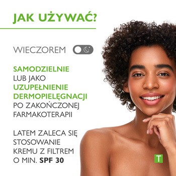 Pharmaceris T Sebo-Almond Peel 5%, krem z 5% kwasem migdałowym, na noc, I stopień złuszczania, 50 ml