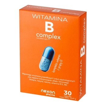 Nexon Pharma, Witamina B Complex, kapsułki, 30 szt.