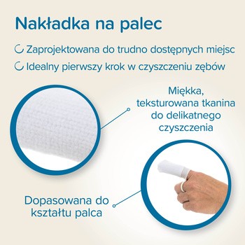 Beaphar Fingerpad Dental, czyścik do zębów dla psów i kotów, 2 szt.