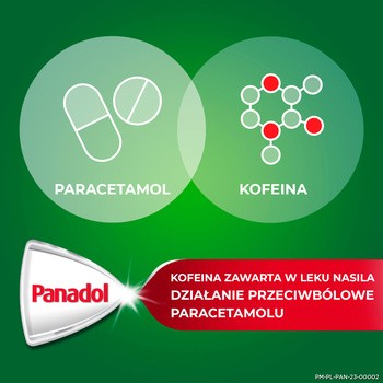 Panadol Extra, 500 mg + 65 mg, tabletki powlekane, 24 szt.