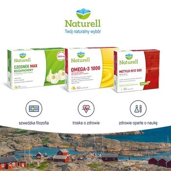 Naturell Cynk + Witamina C dla dzieci, tabletki do rozgryzania i żucia, smak pomarańczowy, 60 szt.