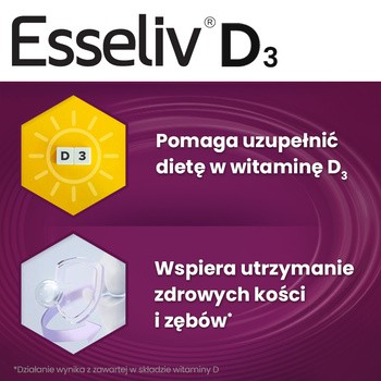 Esseliv D3, kapsułki, 50 szt.