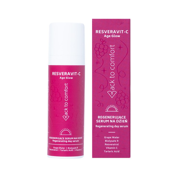 Back to Comfort Back to Comfort Resveravit-C Age Glow, serum regenerierend, für den Tag, 30 ml — Inhaltsstoffe und Bewertung