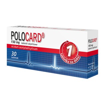 Polocard,150 mg, tabletki dojelitowe, 30 szt.
