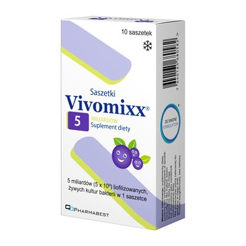 Vivomixx 5 mld, proszek do sporządzenia zawiesiny doustnej, saszetki, 10 szt.