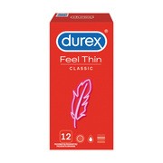 Durex Feel Thin Classic, prezerwatywy, 12 szt.
