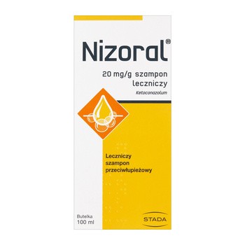 Zestaw 2x Nizoral, 20 mg/g, szampon leczniczy, 100 ml