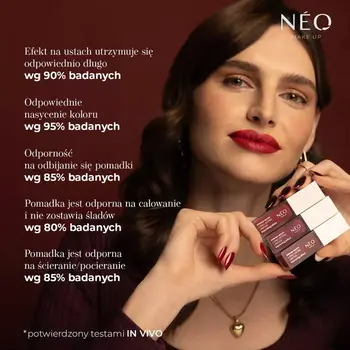 Neo Make Up, Długotrwała pomadka do ust w płynie, 10 Plum Burgund, 5 ml