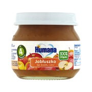 Humana 100% Organic jabłuszko, bez dodatku cukru, 4 m+, 80 g