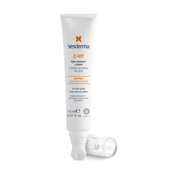 Sesderma C-Vit Eye Contour Cream, rozświetlający krem pod oczy, 15 ml