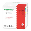 Bambiboo Cottonwear, jednorazowe pieluszki z bawełną organiczną dla dzieci, 5 Junior, (12-17 kg), 24 szt.