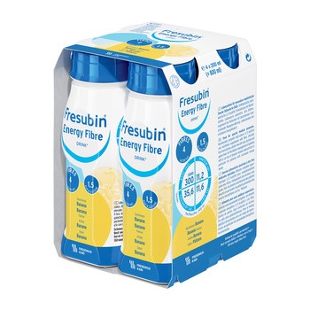 Fresubin Energy Fibre Drink, o smaku bananowym, 4 x 200 ml