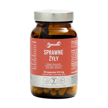 Panaseus Sprawne żyły, kapsułki, 50 szt.