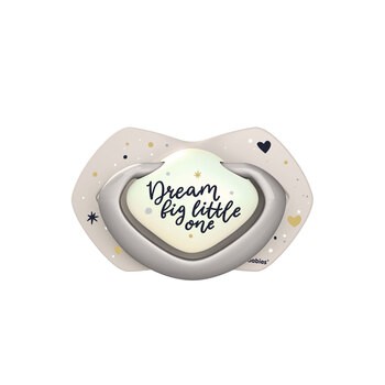 Canpol Babies, smoczek silikonowy symetryczny, light touch, Sleepy Koala, blue, 18 m+, 2 szt.