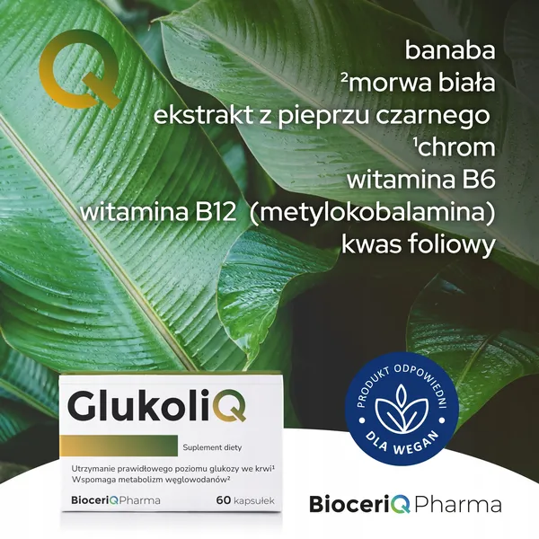 Экстракт банабы и шелковицы BioceriQ GlukoliQ с хромом 200 мкг, 60 капсул — фото 3