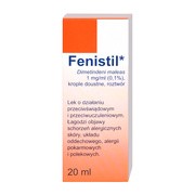 alt Fenistil, (1 mg/ml), krople doustne, 20 ml (import równoległy, Delfarma)