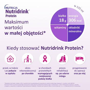 Nutridrink Protein, płyn o smaku mokka, 4 x 125 ml