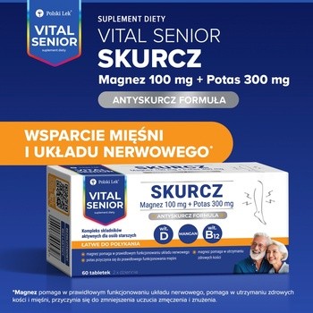 Polski Lek Vital Senior Skurcz, tabletki, 60 szt.