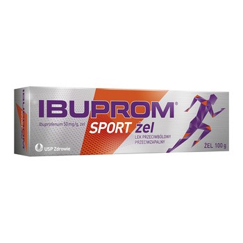Ibuprom Sport, 50 mg/g, żel,100 g