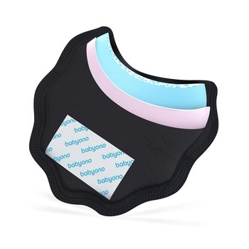 BabyOno, czarne wkładki laktacyjne Natural Nursing, 24 szt.