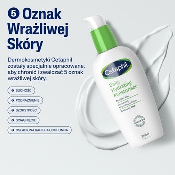 Cetaphil Daily Hydrating Moisturiser, krem nawilżający do twarzy na dzień, 88 ml