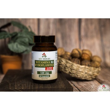 My Herbs Witamina B2 Ryboflawina Super Mocna, kapsułki, 60 szt.