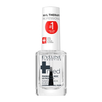 Eveline Cosmetics Nail Therapy Professional Med+, maska do paznokci na noc, 12 ml