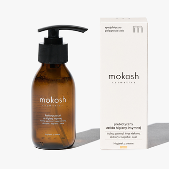 Mokosh, prebiotyczny żel do higieny intymnej, nagietek z owsem, 100 ml