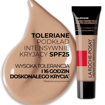 La Roche-Posay Toleriane Teint N12, Podkład intensywnie kryjący SPF 25, 30 ml
