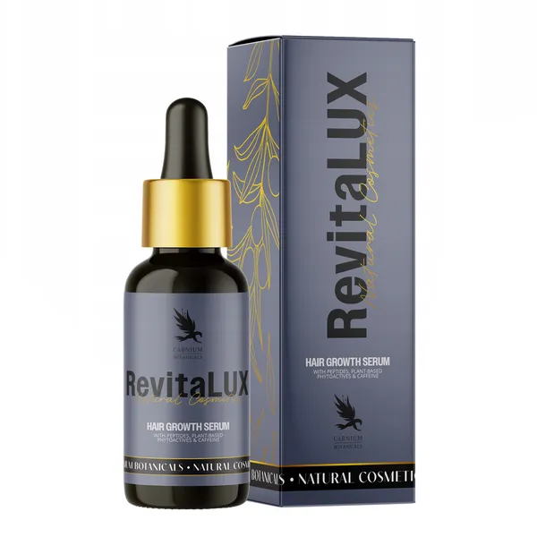 Сыворотка для волос Carnium Botanicals RevitaLux, против выпадения, для роста волос, 30 мл