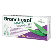 Bronchosol Maxipuren, 200 mg, kapsułki dojelitowe miękkie, 30 szt.