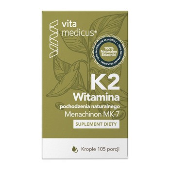 VitaMedicus, Witamina K2, 75 µg, krople, 14,7 ml