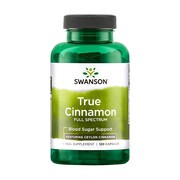 Full Spectrum True Cinnamon (Cynamon cejloński), kapsułki,120 szt.