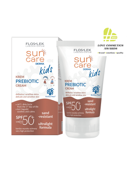 FlosLek Laboratorium Sun Care Derma Kids, krem Prebiotic SPF 50+, 50 ml