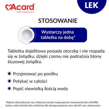 Acard, 150 mg, tabletki dojelitowe, 30 szt.
