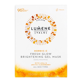 Lumene Nordic-C [Valo], żelowa maska rozświetlająca, 150 ml