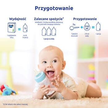 Bebiko 2 NutriFlor Expert, mleko następne dla niemowląt powyżej 6. miesiąca życia, proszek, 550 g