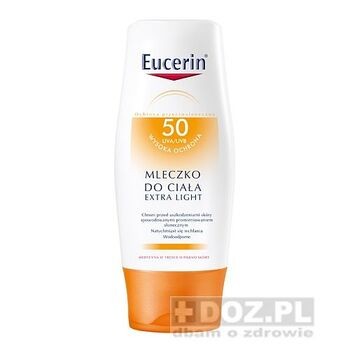 Eucerin Ochrona Przeciwsłoneczna, mleczko, extra light, SPF50, 150ml