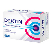 Dextin, 25 mg, tabletki powlekane, 30 szt.