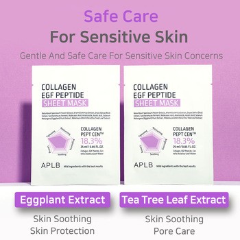 APLB Collagen EGF Peptide Sheet Mask, maska w płachcie do twarzy z kolagenem i peptydami EGF, 25 ml