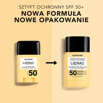 Lierac Sunissime, ochronny sztyft do ciała, SPF 50+, 15 ml